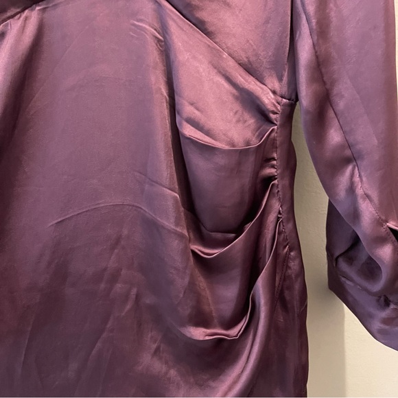 NWT - Zara Short Satin Dress, Size L - Picture 4 of 4